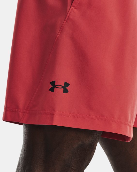 Men's UA Woven 7" Shorts in Red image number 3